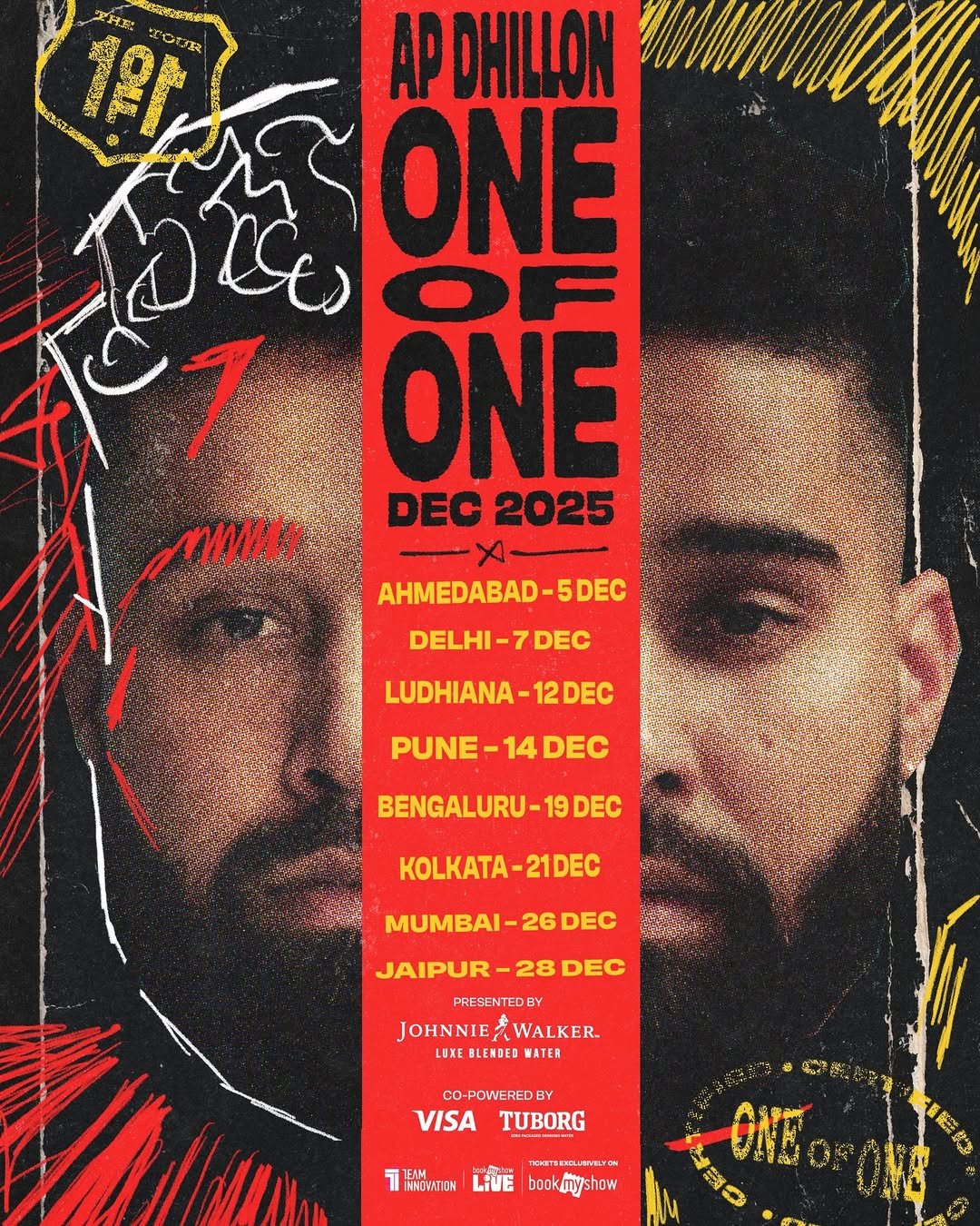 AP Dhillon Announces One of One India Tour Kicking Off December 5th 🇮🇳🔥